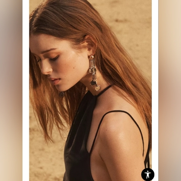 Zara Limited Edition Long Cut Out Dress - Picture 8 of 10